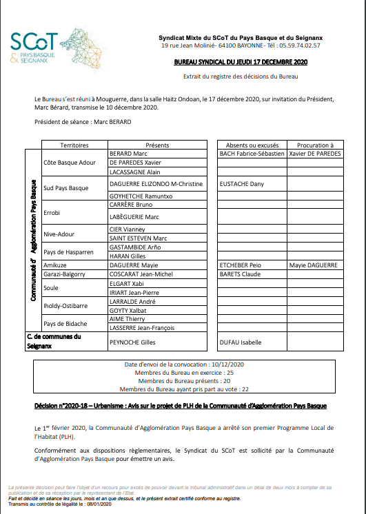Programme Local de l'Habitat Pays Basque